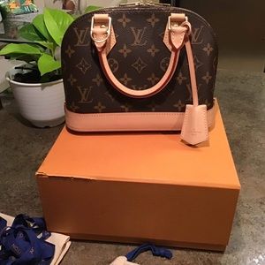 Alma bb louis vuitton bag